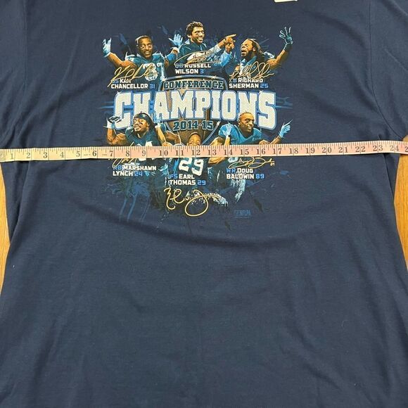 Vintage Seattle Seahawks Conference Champions T Shirt Men's XXL - Picture 4 of 4